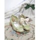 Mr Akita Clotilde Medium Heel Shoes(Reservation/5 Colours/Full Payment Without Shipping)